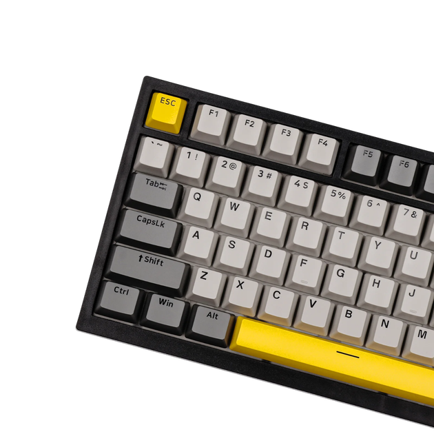 Механічна клавіатура AJAZZ AK820 Grey-Yellow RGB Підсвічування З Підтримкою HOT-SWAP Moon Yellow Switch - Фото 6 Механічна клавіатура AJAZZ AK820 Grey-Yellow RGB Підсвічування З Підтримкою HOT-SWAP Moon Yellow Switch - зображення 6