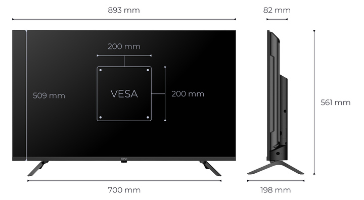 Телевизор Kivi QLED 40'' 40F820KB - изображение 14