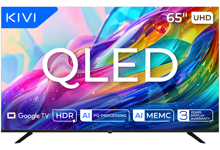 Телевізор Kivi QLED 65'' 65U820KB - Фото 2 Телевізор Kivi QLED 65'' 65U820KB - зображення 2