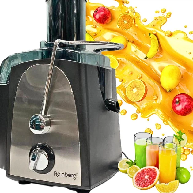 Соковижималка електрична відцентрова Rainberg RB-631 1800W - изображение 4