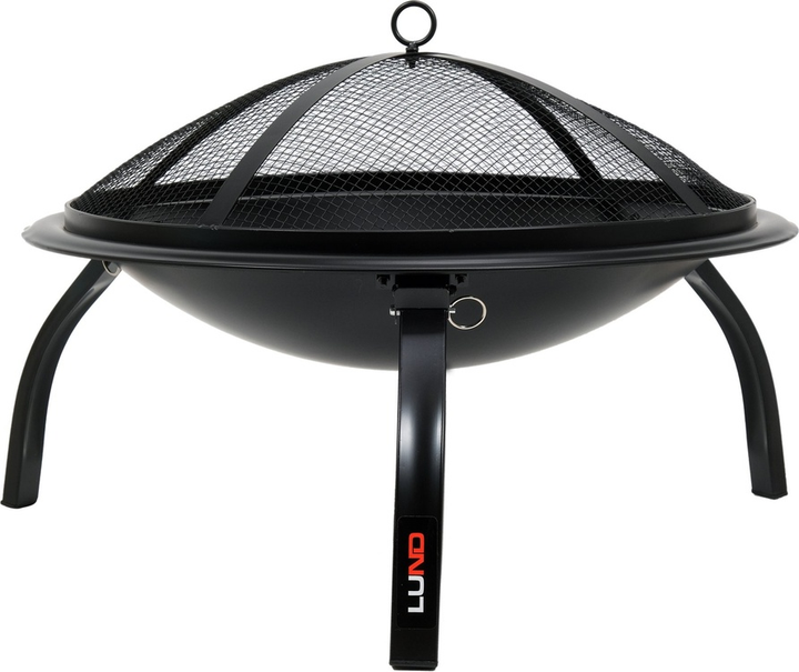 Palenisko ogrodowe LUND stalowe ze składanymi nóżkami 56 x 39 cm 99912 (5906083093357) - obraz 1