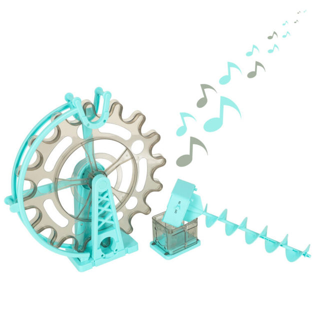 Klocki magnetyczne KIK Magic Magnetic Blocks Tor kulkowy z dźwiękiem i muzyką 118 elementów (5903039737617) - obraz 13