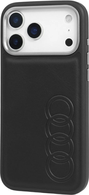 Etui plecki Audi TT Synthetic Leather MagSafe do Apple iPhone 17 Pro Max Black (AU-TPUPCIP17PM-TT/D1-BK) - obraz 3