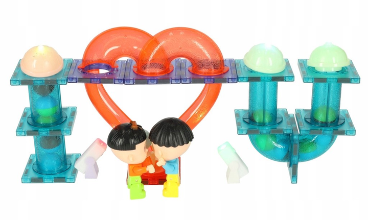 Klocki magnetyczne KIK Light Magnetic 202 elementy (5903039737693) - obraz 7