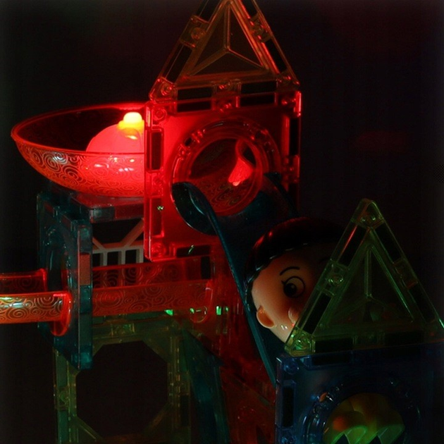 Klocki magnetyczne KIK Light Magnetic 202 elementy (5903039737693) - obraz 12