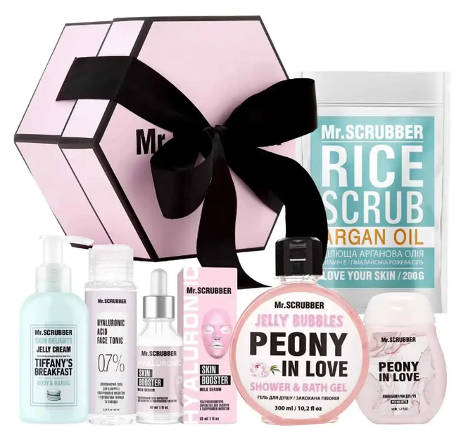 Подарочный набор косметики для лица и тела GIRL SET Mr.SCRUBBER - Фото 1 Подарочный набор косметики для лица и тела GIRL SET Mr.SCRUBBER - изображение 1