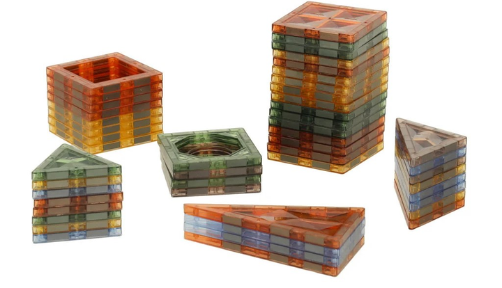 Klocki magnetyczne świecące KIK Light Magnetic Blocks Animal Paradice 90 elementów (5903039752702) - obraz 8