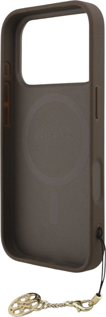 Панель Guess 4G Charms Collection MagSafe для Apple iPhone 17 Pro Brown (3666339525637) - зображення 6