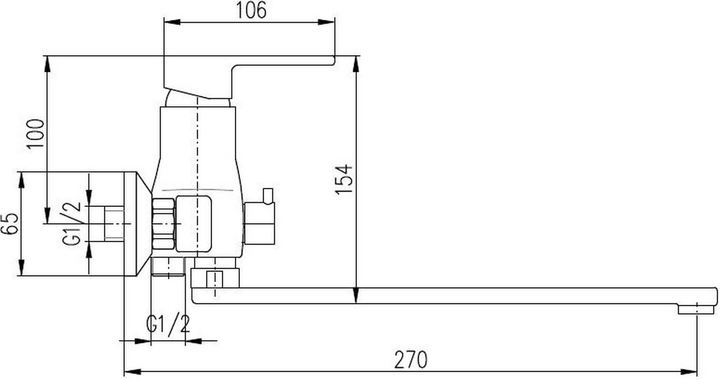 Bateria wannowa Domoletti Verona DVT453.5/1 - obraz 2