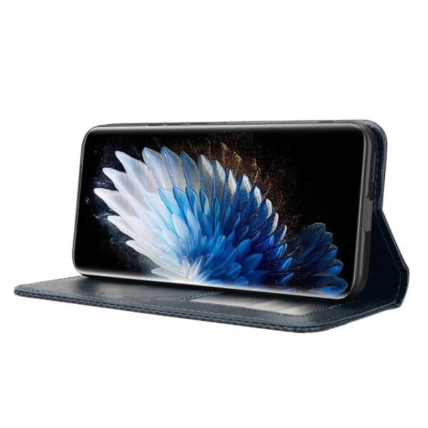 Чехол-книжка Deexe Retro Style для TECNO Spark 40 Pro Plus - Blue - изображение 7