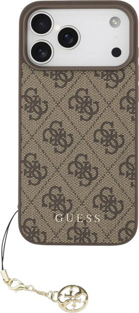 Панель Guess 4G Charms Collection MagSafe для Apple iPhone 17 Pro Max Brown (3666339525644) - зображення 2