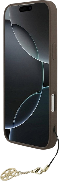 Панель Guess 4G Charms Collection MagSafe для Apple iPhone 17 Pro Max Brown (3666339525644) - зображення 4