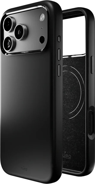 Etui Puro Icon Mag Pro do Apple iPhone 17 Pro Max Black (8018417525797) - obraz 2