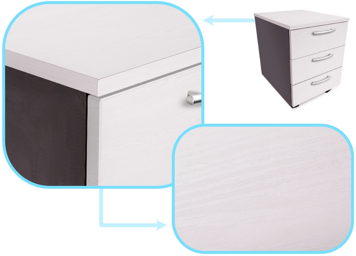 Самоклеюча плівка Ikonka 1.22 x 50 м Білий дуб (5903039728189) - зображення 3