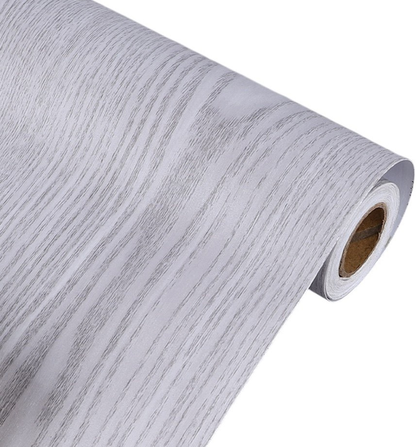 Самоклеюча плівка Ikonka 1.22 x 50 м Дуб сріблясто-сірий (5903039728172) - зображення 1