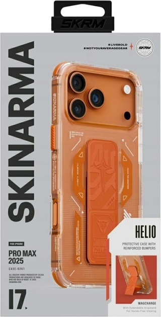 Etui SkinArma Helio do Apple iPhone 17 Pro Max Orange (8886461248579) - obraz 5