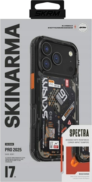 Etui SkinArma Spectra do Apple iPhone 17 Pro Black (8886461248593) - obraz 5