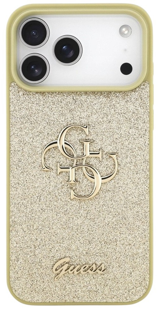 Панель Guess Fixed Glitter Big 4G для iPhone 17 Pro Gold - зображення 2