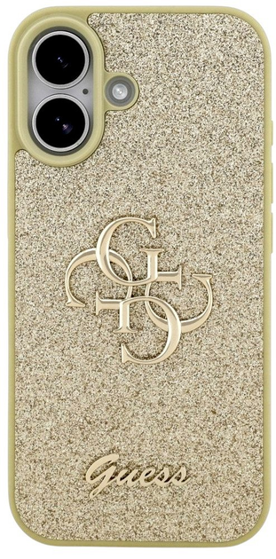 Панель Guess Fixed Glitter Big 4G для iPhone 17 Gold - зображення 2