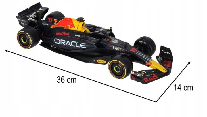 Автомобіль на радіокеруванні для складання Rastar Oracle Red Bull Racing RB19 92600 1:16 (5903039768031) - зображення 10