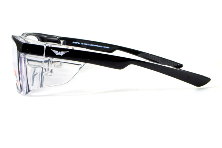 Окуляри під діоптрії Global Vision RX-T Сrystal Black (rx-able), прозорі - изображение 3