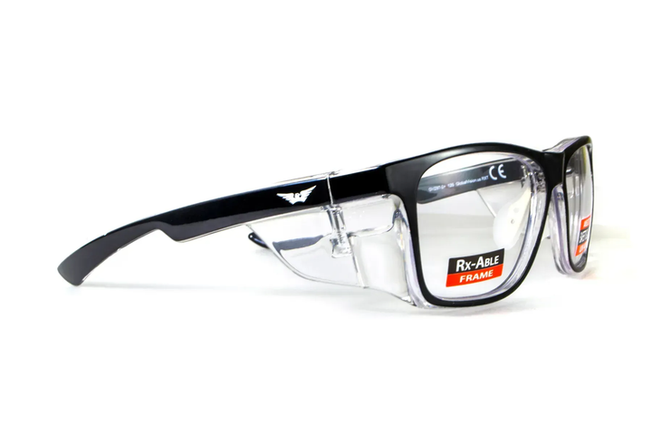 Окуляри під діоптрії Global Vision RX-T Сrystal Black (rx-able), прозорі - изображение 4