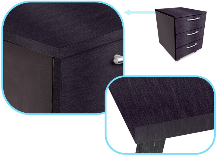 Самоклеюча плівка Ikonka 1.52 x 30 м Чорна (5903039707108) - зображення 3