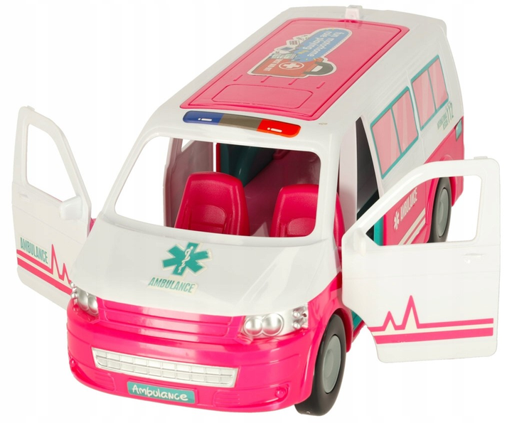 Zestaw Kik Lalka z akcesoriami Karetka pogotowia ambulans mobilny szpital (KX3038) (5903039767706) - obraz 6