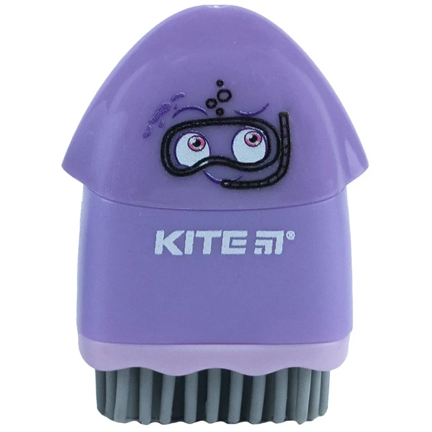 Точилка с контейнером и резинкой Kite Faces ассорти K24-365 - изображение 4