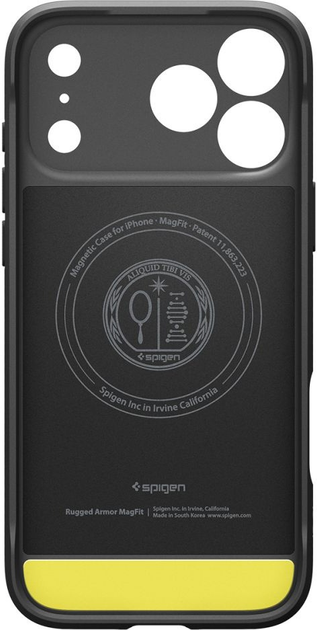 Панель Spigen Rugged Armor Mag MagSafe для Apple iPhone 17 Pro Max Matte Black (8800283313956) - зображення 4