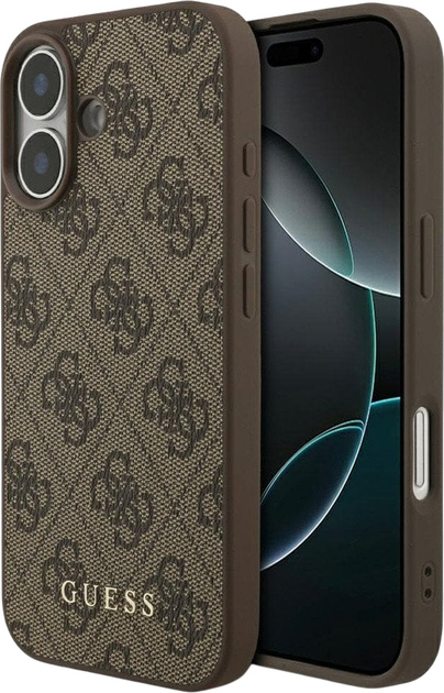 Панель Guess 4G Classic Case для iPhone 17 Brown (3666339556143) - зображення 1