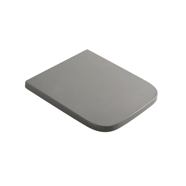 Сидіння-кришка для унітазу Mixxus Premium SEAT COVER QUADRO-2004 GRAY 425х358х32mm дюропласт (MP668) - Фото 1 Сидіння-кришка для унітазу Mixxus Premium SEAT COVER QUADRO-2004 GRAY 425х358х32mm дюропласт (MP668) - зображення 1