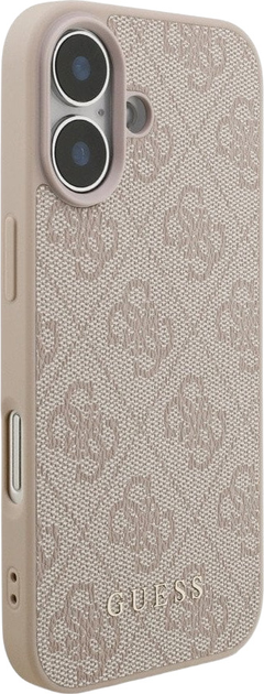 Etui plecki Guess 4G Classic Case do iPhone 17 Pink (3666339556228) - obraz 4