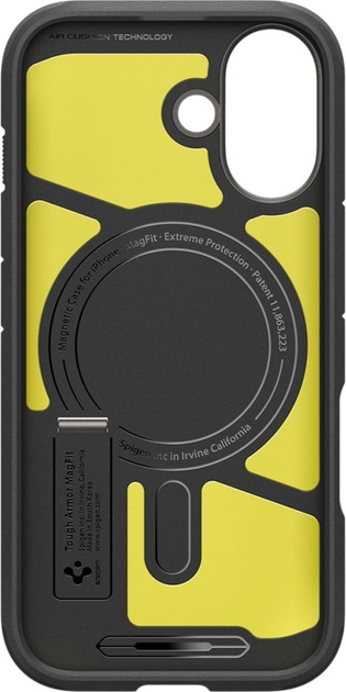 Etui Spigen Tough Armor "T" MagSafe do Apple iPhone 17 Gun Metal (8800283315240) - obraz 3