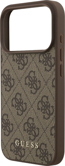 Панель Guess 4G Classic Case для iPhone 17 Pro Brown (3666339556167) - зображення 6