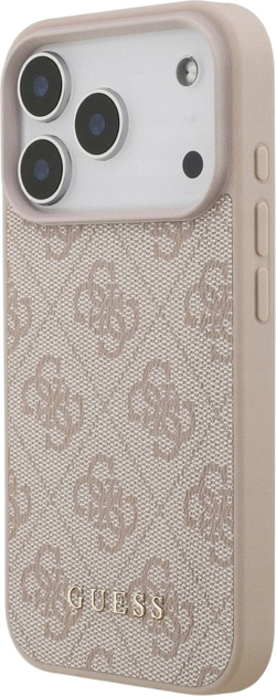 Etui plecki Guess 4G Classic Case do iPhone 17 Pro Pink (3666339556242) - obraz 2