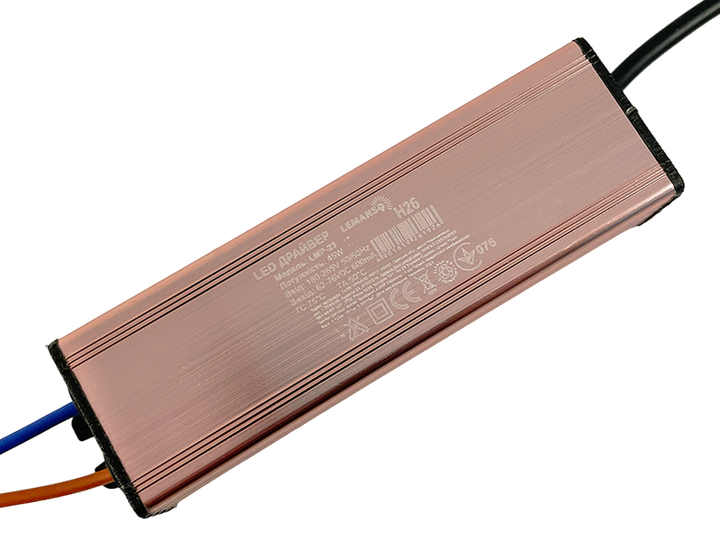 Драйвер Lemanso LMP-23 для LED панелей 62-76V 45W IP33 - изображение 2