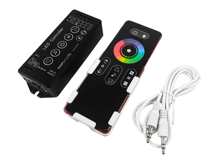 Розумний контролер RGBW RF Music радіо сенсорний Smart LED Wi-Fi 24А 12-24V 8 кнопок - Фото 1 Розумний контролер RGBW RF Music радіо сенсорний Smart LED Wi-Fi 24А 12-24V 8 кнопок - зображення 1