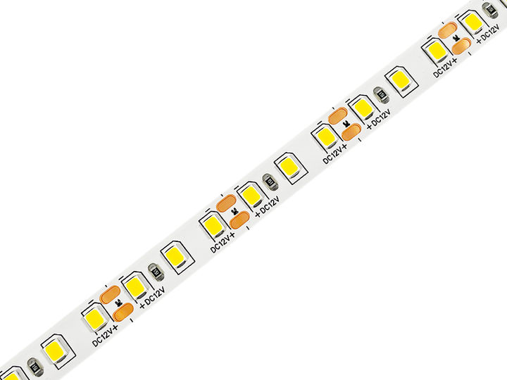 Світлодіодна стрічка 1 м SMD2835 120 LED 12В 10Вт/м IP20 4000-4200K нейтральний білий - зображення 4