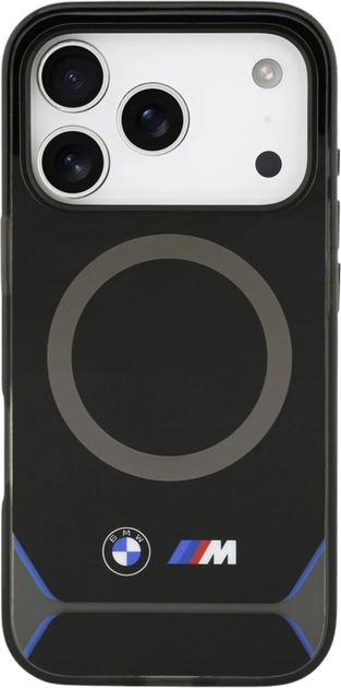 Панель BMW M IML Metal Buttons & Logo MagSafe для Apple iPhone 17 Pro Blue (BMHMP17L25HFGCKB) - зображення 2