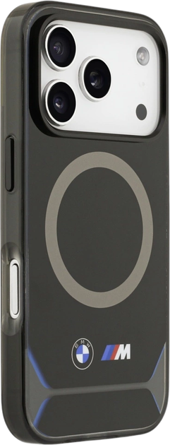 Панель BMW M IML Metal Buttons & Logo MagSafe для Apple iPhone 17 Pro Blue (BMHMP17L25HFGCKB) - зображення 3