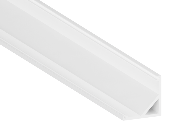 Профиль алюминиевый LEDUA АЛ-06 + рассеиватель для LED ленты угловой 2 м Белый - Фото 2 Профиль алюминиевый LEDUA АЛ-06 + рассеиватель для LED ленты угловой 2 м Белый - изображение 2