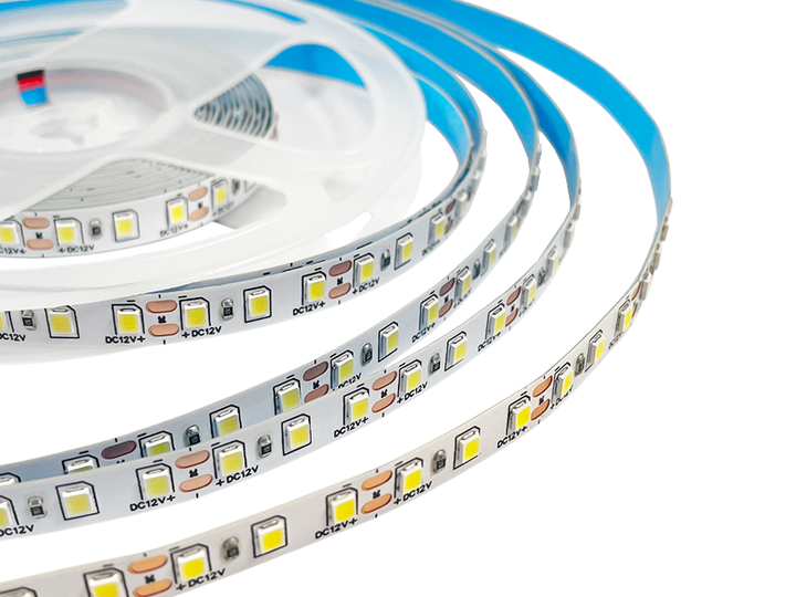Світлодіодна стрічка 1 м SMD2835 120 LED 12В 10Вт/м IP20 6000-6500K холодний білий (35504412) - зображення 3