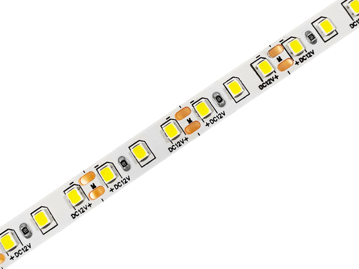 Світлодіодна стрічка 1 м SMD2835 120 LED 12В 10Вт/м IP20 6000-6500K холодний білий (35504412) - зображення 4