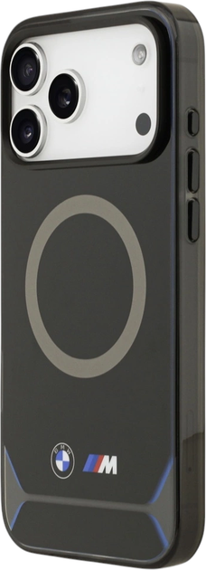 Панель BMW M IML Metal Buttons & Logo MagSafe для Apple iPhone 17 Pro Max Blue (BMHMP17X25HFGCKB) - зображення 4