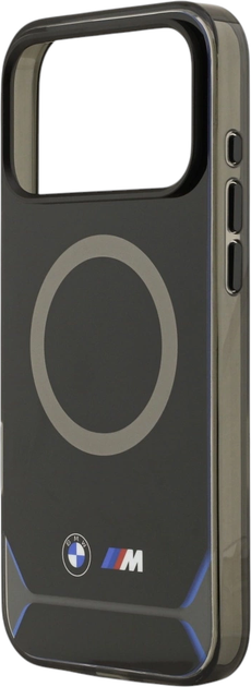 Панель BMW M IML Metal Buttons & Logo MagSafe для Apple iPhone 17 Pro Max Blue (BMHMP17X25HFGCKB) - зображення 6