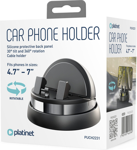 Автомобільний тримач Platinet для телефону (PUCH2231) - зображення 2