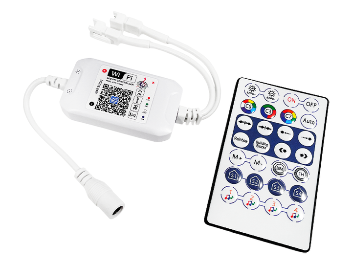 Розумний контролер SPI OEM HCQ-01 Dream Color музичний Smart LED WI-FI - Фото 1 Розумний контролер SPI OEM HCQ-01 Dream Color музичний Smart LED WI-FI - зображення 1