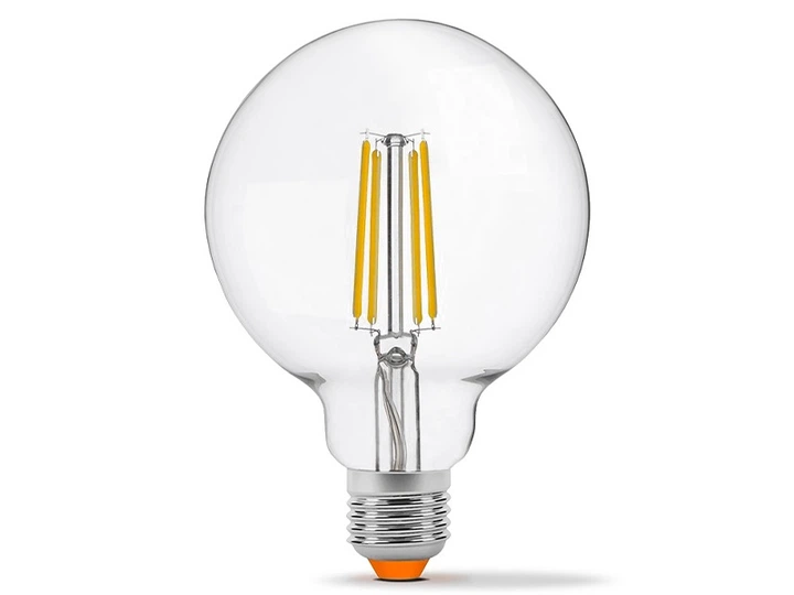 Светодиодная лампа VIDEX G95FD 7W E27 4100K диммерная Filament (VL-G95FD-07274) - изображение 2