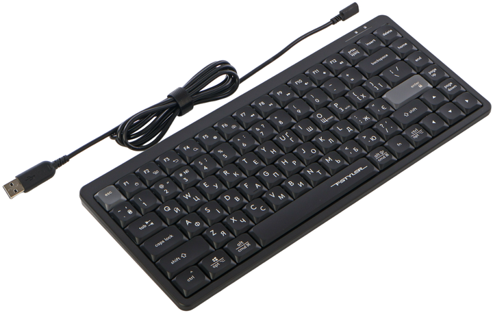 Клавиатура проводная A4Tech FX53 Scissor USB Black (4711421002394) - Фото 4 Клавиатура проводная A4Tech FX53 Scissor USB Black (4711421002394) - изображение 4